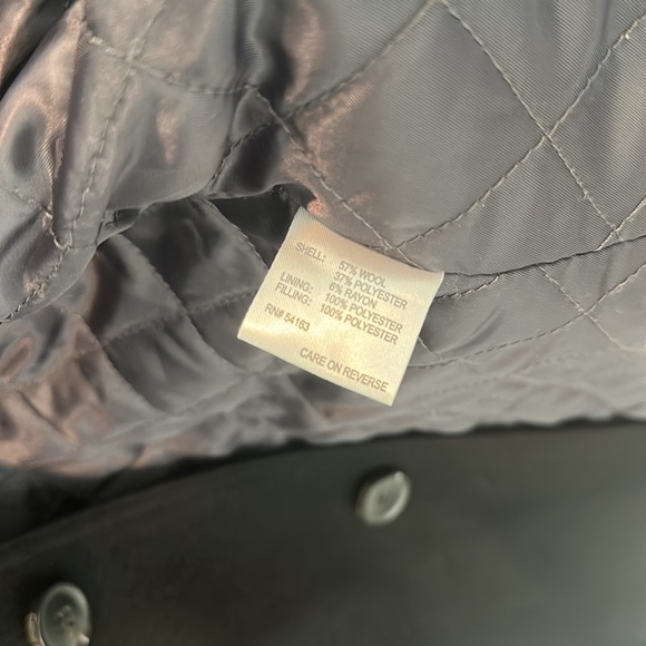 CALVIN KLEIN Classic Fit Wool Blended Overcoat - Medium - Picture 7 of 8